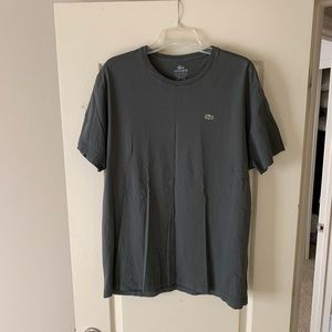 Charcol grey classic Lacoste t-shirt.